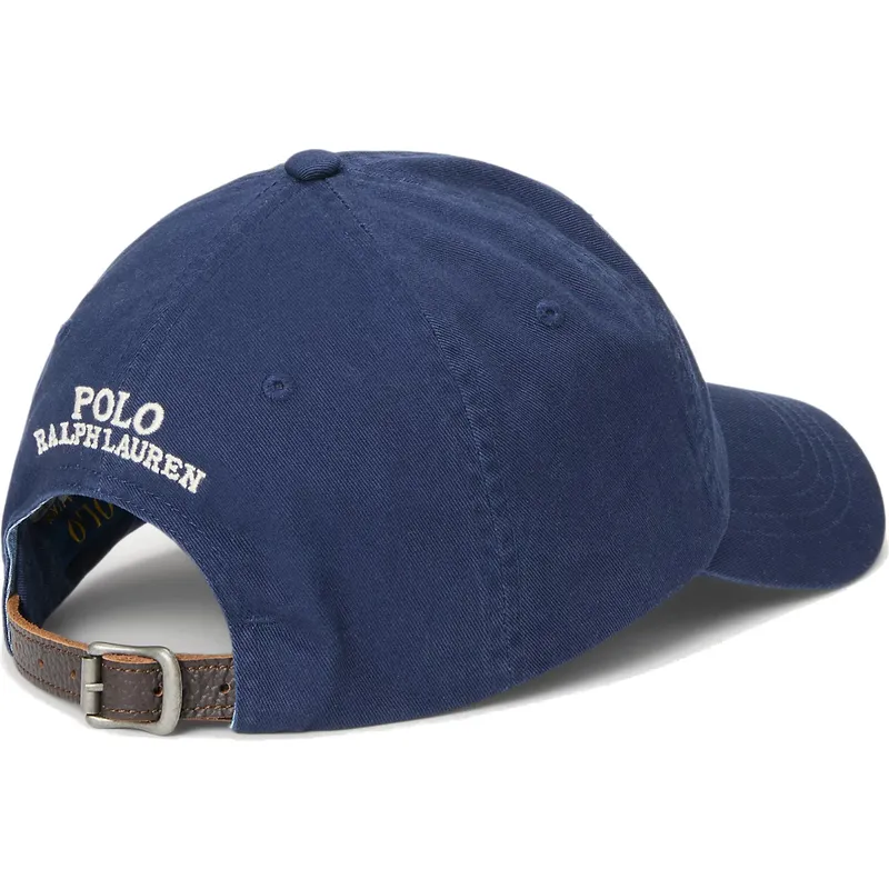 kepure-islenkta-tamsiai-melyna-reguliuojamas-bear-twill-polo-ralph-lauren