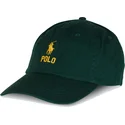 zielona-regulowana-czapka-z-daszkiem-z-zoltym-logo-classic-sport-od-polo-ralph-lauren