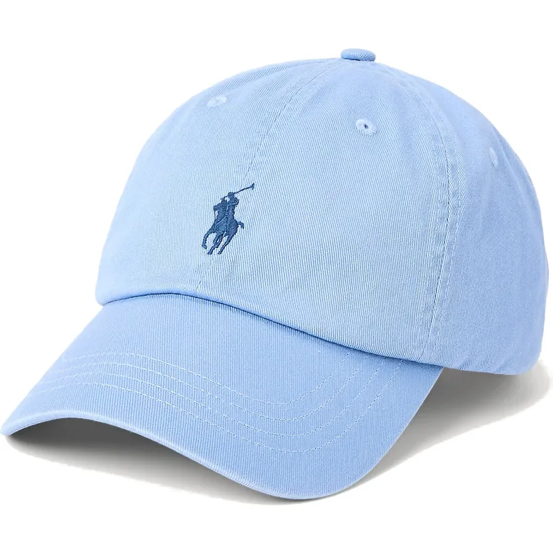 kepure-islenkta-melyna-reguliuojamas-cotton-chino-classic-sport-polo-ralph-lauren