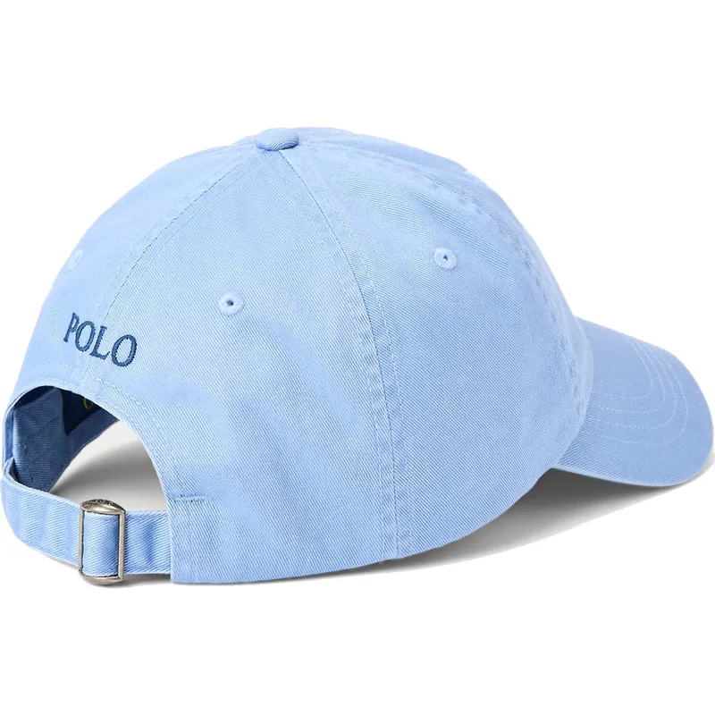 kepure-islenkta-melyna-reguliuojamas-cotton-chino-classic-sport-polo-ralph-lauren