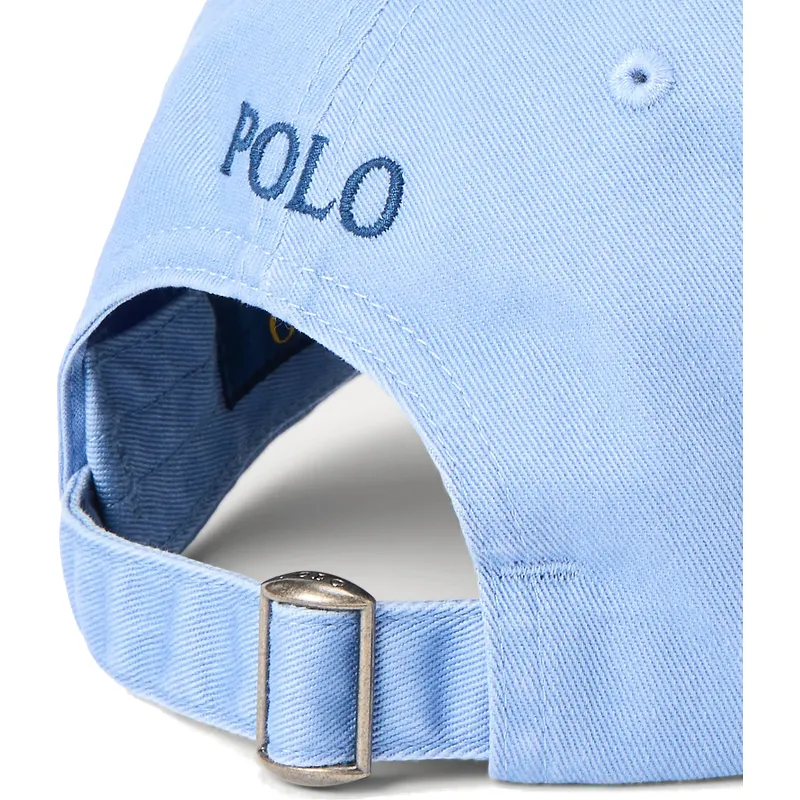kepure-islenkta-melyna-reguliuojamas-cotton-chino-classic-sport-polo-ralph-lauren