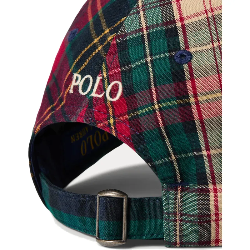 kepure-islenkta-ivairiaspalvis-reguliuojamas-classic-sport-plaid-polo-ralph-lauren