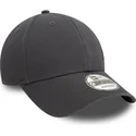 new-era-curved-brim-9forty-pin-grey-adjustable-cap