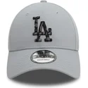 new-era-curved-brim-9forty-seasonal-infill-los-angeles-dodgers-mlb-grey-adjustable-cap