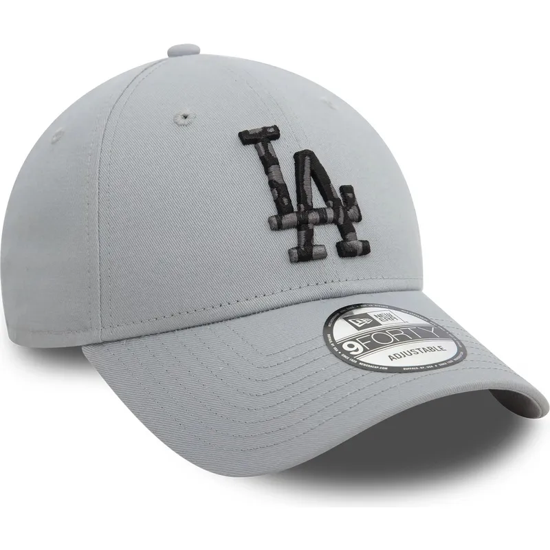 regulowana-szara-czapka-z-zakrzywionym-daszkiem-9forty-seasonal-infill-los-angeles-dodgers-mlb-od-new-era