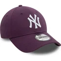 fioletowa-zakrzywiona-czapka-z-daszkiem-9forty-league-essential-new-york-yankees-mlb-marki-new-era-regulowana
