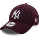 fioletowa-czapka-z-zakrzywionym-daszkiem-snapback-9forty-melton-wool-new-york-yankees-mlb-od-new-era