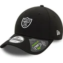 kepure-islenkta-juoda-reguliuojamas-9forty-repreve-mini-las-vegas-raiders-nfl-new-era