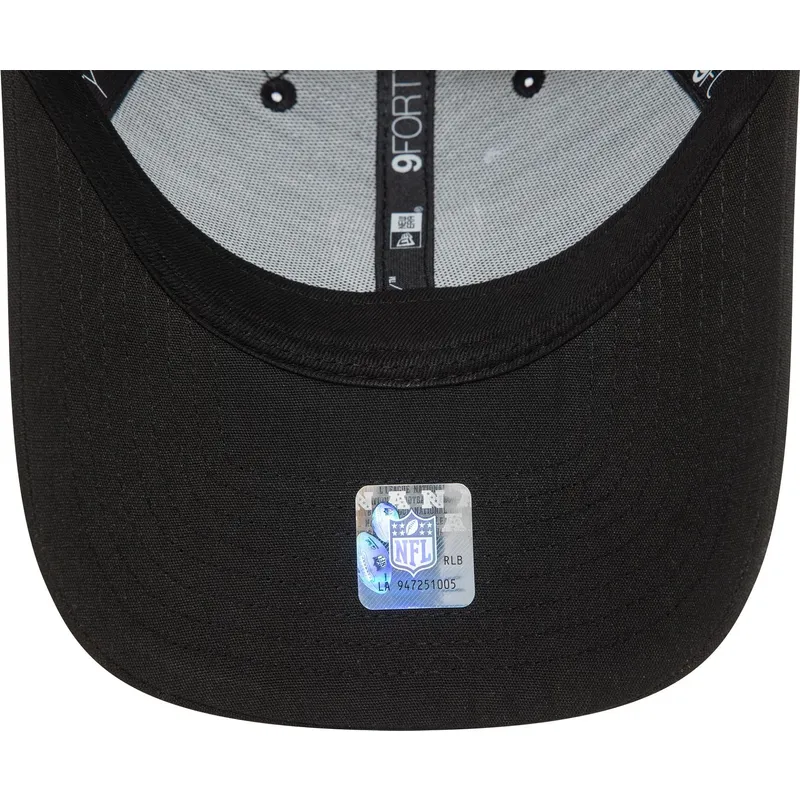 kepure-islenkta-juoda-reguliuojamas-9forty-repreve-mini-las-vegas-raiders-nfl-new-era