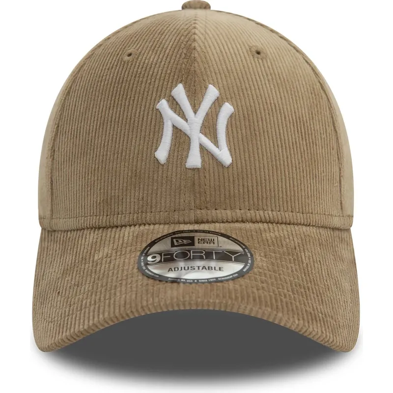 kepure-islenkta-smelio-reguliuojamas-9forty-cord-new-york-yankees-mlb-new-era