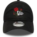 kepure-islenkta-juoda-reguliuojamas-9twenty-rose-icon-new-era