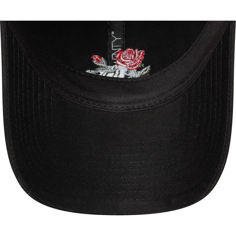 kepure-islenkta-juoda-reguliuojamas-9twenty-rose-icon-new-era