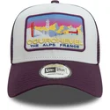 kepure-islenkta-violetine-snapback-a-frame-ski-patch-courchevel-ciudades-y-playas-new-era