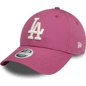 kepure-islenkta-rozine-reguliuojamas-9forty-league-essential-los-angeles-dodgers-mlb-new-era