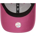 new-era-curved-brim-women-9forty-league-essential-los-angeles-dodgers-mlb-pink-adjustable-cap