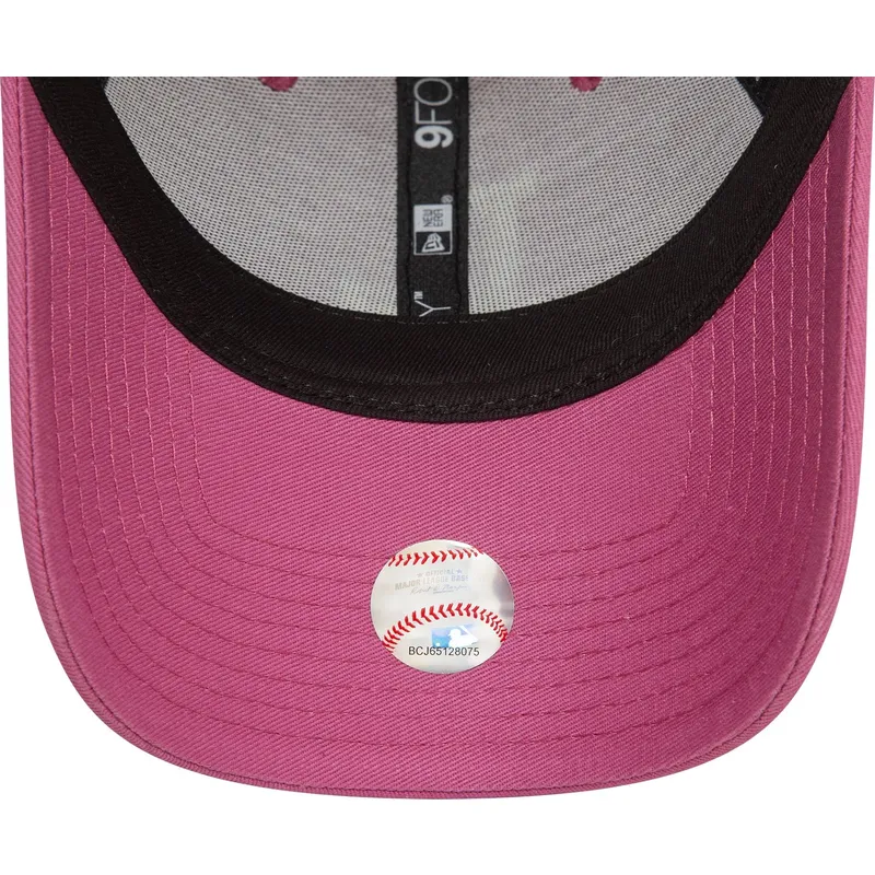 kepure-islenkta-rozine-reguliuojamas-9forty-league-essential-los-angeles-dodgers-mlb-new-era