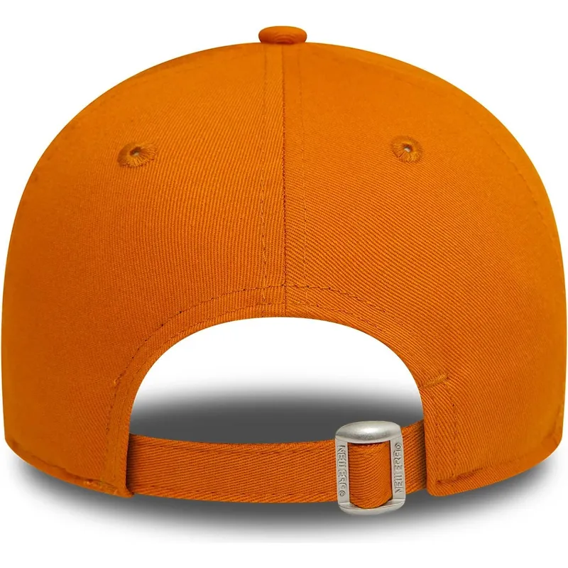 kepure-islenkta-oranzine-reguliuojamas-9forty-league-essential-new-york-yankees-mlb-new-era