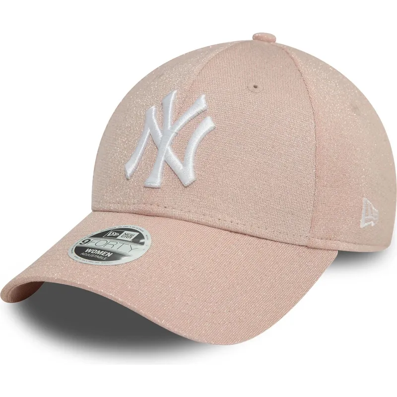 cap-islenkta-pink-adjustable-strap-9forty-glitter-new-york-yankees-mlb-new-era