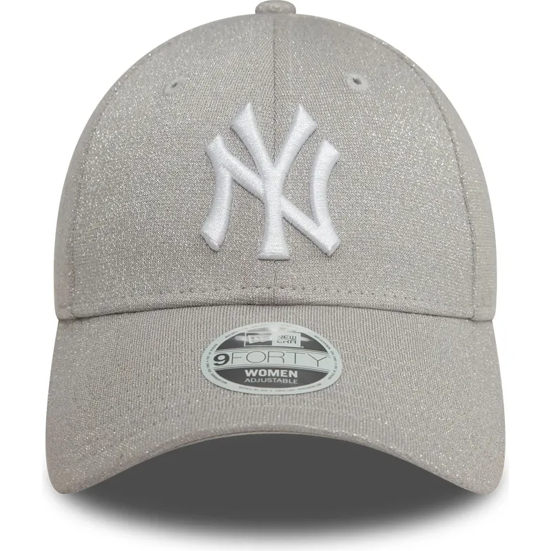 szara-regulowana-czapka-z-daszkiem-dla-kobiet-9forty-glitter-new-york-yankees-mlb-new-era