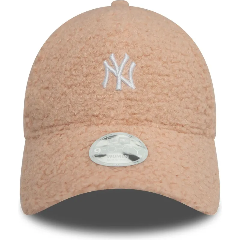 gorra-curva-rosa-ajustable-para-mujer-9forty-borg-de-new-york-yankees-mlb-de-new-era