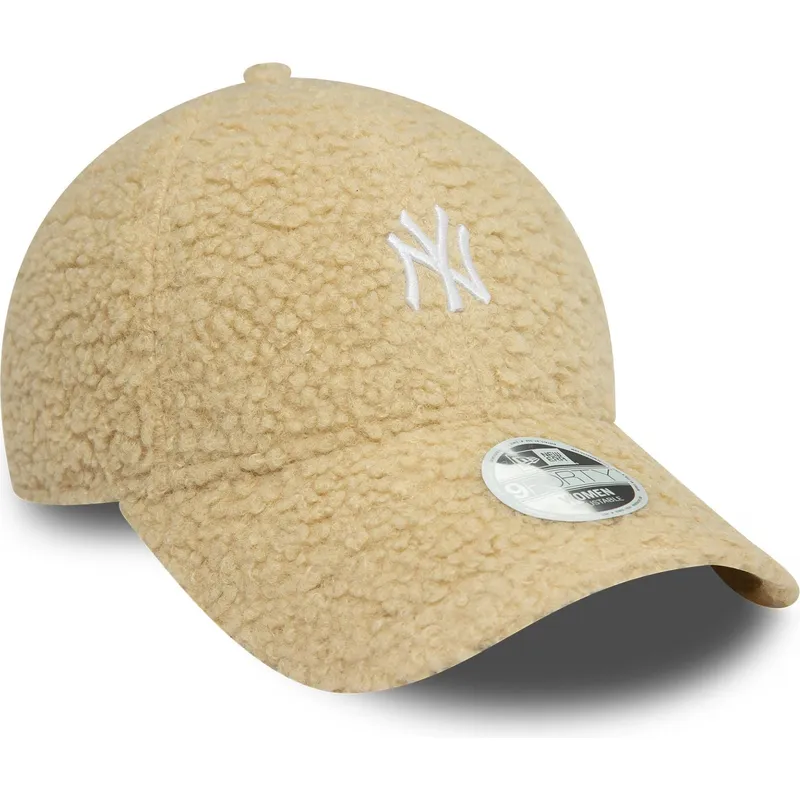 bezowa-regulowana-czapka-z-zakrzywionym-daszkiem-dla-kobiet-9forty-borg-new-york-yankees-mlb-new-era