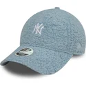 kepure-islenkta-melyna-reguliuojamas-9forty-borg-new-york-yankees-mlb-new-era