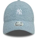 kepure-islenkta-melyna-reguliuojamas-9forty-borg-new-york-yankees-mlb-new-era