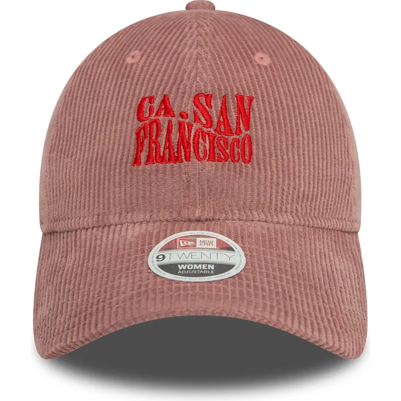 cap-islenkta-pink-adjustable-strap-9twenty-cord-san-francisco-ciudades-y-playas-california-new-era
