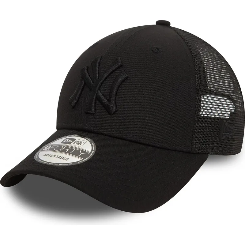 kepure-islenkta-juoda-reguliuojamas-9forty-home-field-new-york-yankees-mlb-new-era