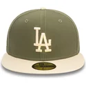 zielono-bezowa-dopasowana-czapka-z-daszkiem-59fifty-z-boczna-naszywka-los-angeles-dodgers-mlb-od-new-era