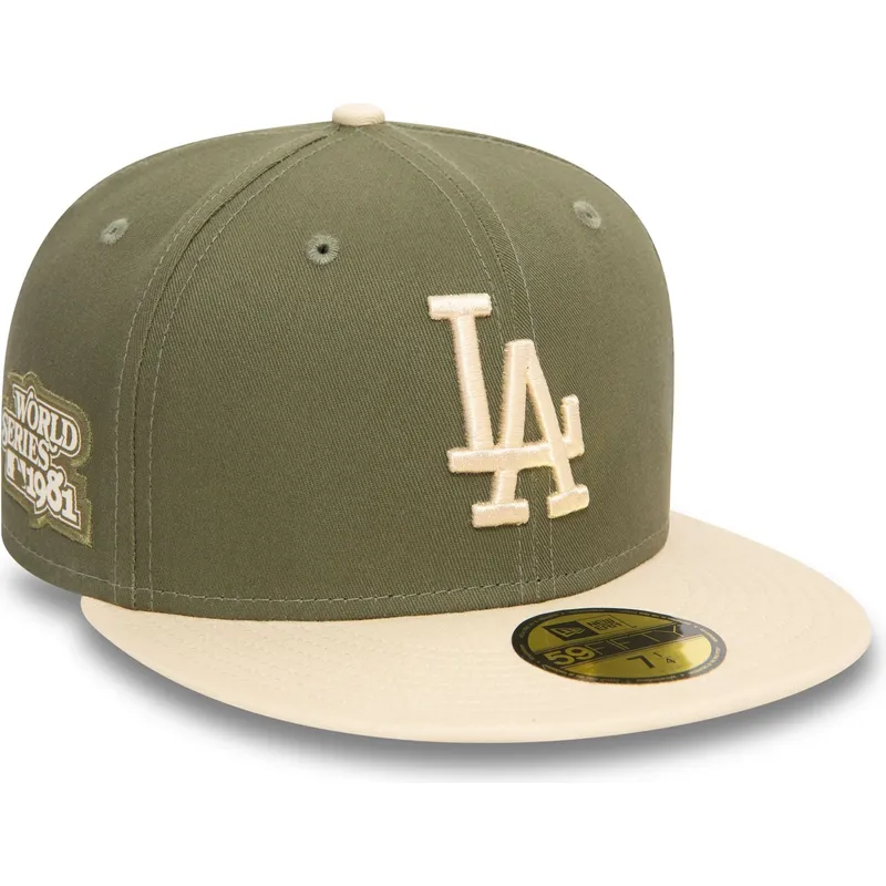 zielono-bezowa-dopasowana-czapka-z-daszkiem-59fifty-z-boczna-naszywka-los-angeles-dodgers-mlb-od-new-era