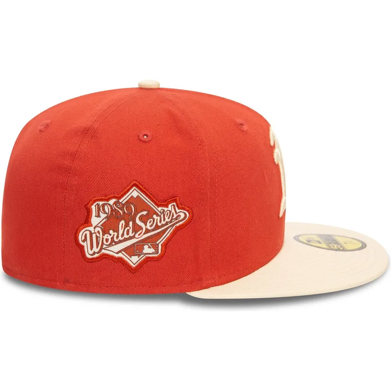 kepure-plokscia-oranzine-priglundanti-59fifty-side-patch-oakland-athletics-mlb-new-era kepure-plokscia-oranzine-priglundanti-59fifty-side-patch-oakland-athletics-mlb-new-era