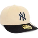 bezowo-granatowa-czapka-z-zakrzywionym-daszkiem-59fifty-low-profile-cord-new-york-yankees-mlb-od-new-era