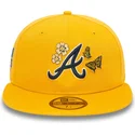 kepure-plokscia-geltona-priglundanti-59fifty-icon-atlanta-braves-mlb-new-era