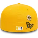 kepure-plokscia-geltona-priglundanti-59fifty-icon-atlanta-braves-mlb-new-era