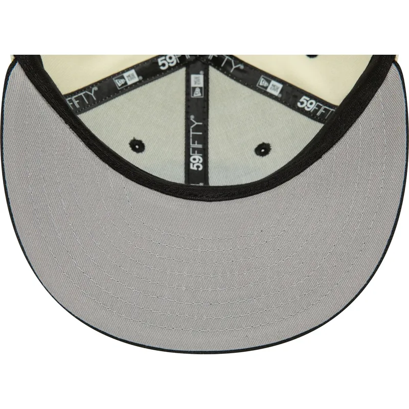 gorra-plana-beige-y-negra-ajustada-59fifty-93-division-de-chicago-white-sox-mlb-de-new-era