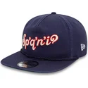 new-era-flat-brim-golfer-alternative-spokane-indians-milb-navy-blue-snapback-cap