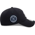 kepure-islenkta-tamsiai-melyna-reguliuojamas-9forty-side-patch-new-york-yankees-mlb-new-era