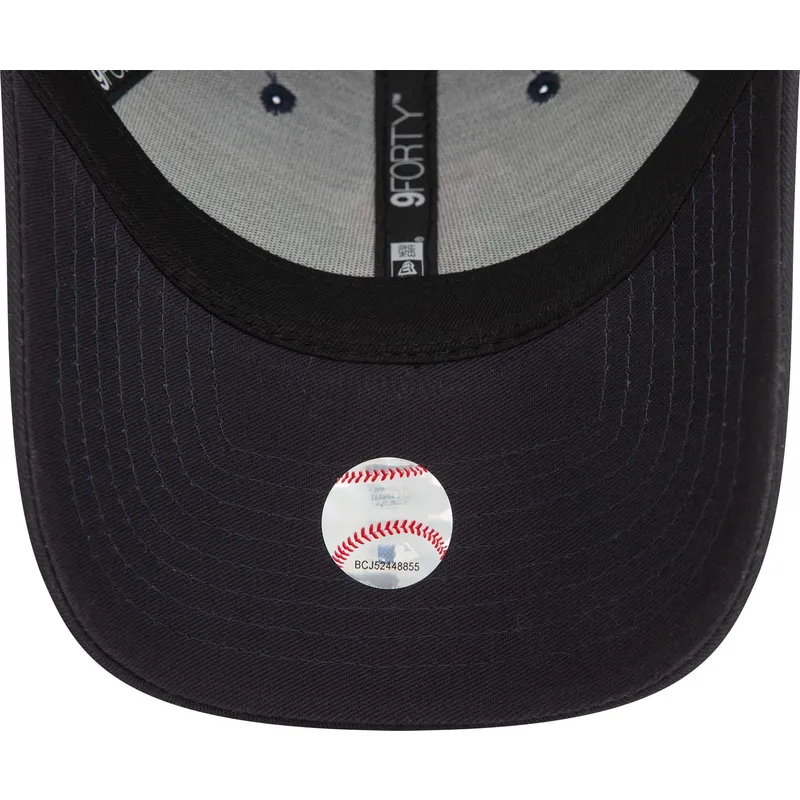 kepure-islenkta-tamsiai-melyna-reguliuojamas-9forty-side-patch-boston-red-sox-mlb-new-era