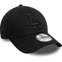 czarna-zakrzywiona-czapka-z-logo-los-angeles-dodgers-39thirty-monochrome-mlb-od-new-era