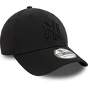 czarna-zakrzywiona-czapka-z-regulacja-z-czarnym-logo-39thirty-stretch-nylon-new-york-yankees-mlb-od-new-era
