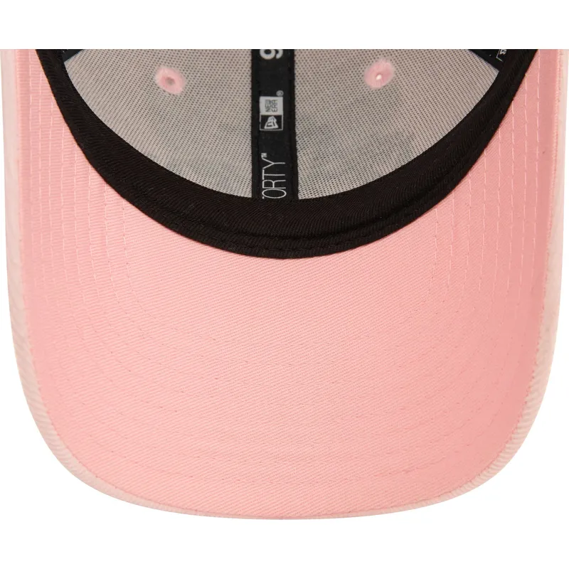 rozowa-czapka-z-zakrzywionym-daszkiem-dla-dzieci-9forty-needle-cord-ac-milan-serie-a-od-new-era
