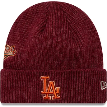Czerwona czapka z naszywką World Series Los Angeles Dodgers MLB od New Era