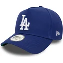 niebieska-czapka-z-daszkiem-snapback-9forty-e-frame-patch-los-angeles-dodgers-mlb-od-new-era