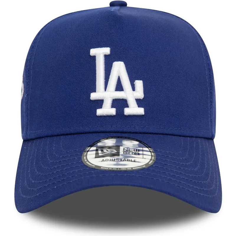 niebieska-czapka-z-daszkiem-snapback-9forty-e-frame-patch-los-angeles-dodgers-mlb-od-new-era