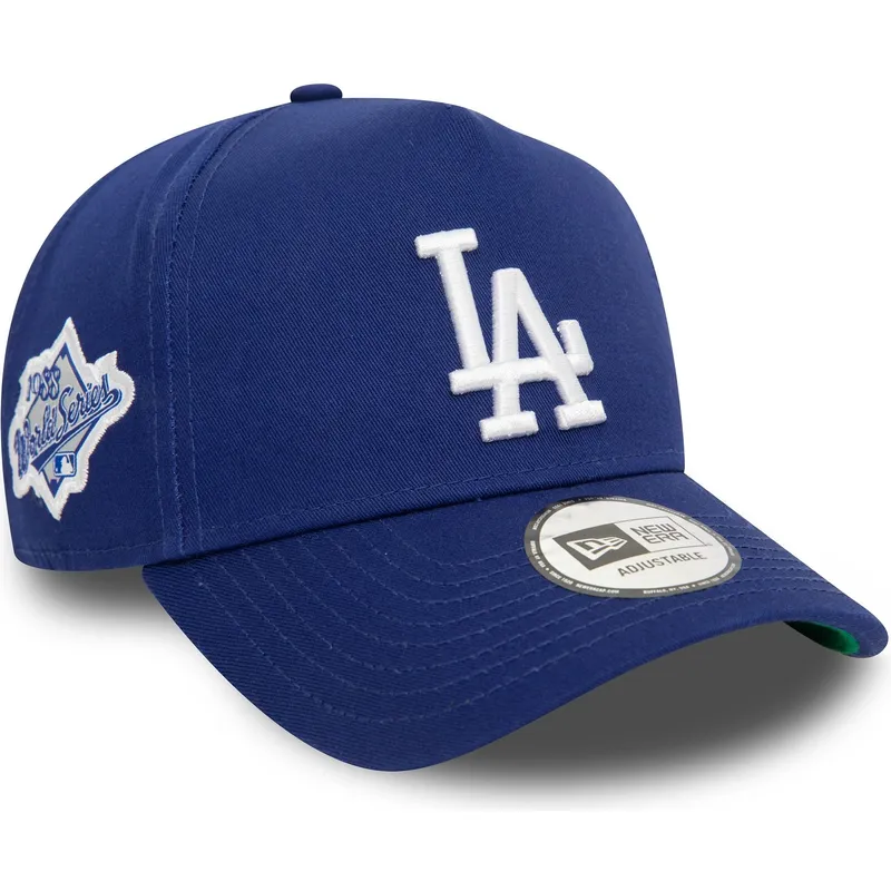 niebieska-czapka-z-daszkiem-snapback-9forty-e-frame-patch-los-angeles-dodgers-mlb-od-new-era