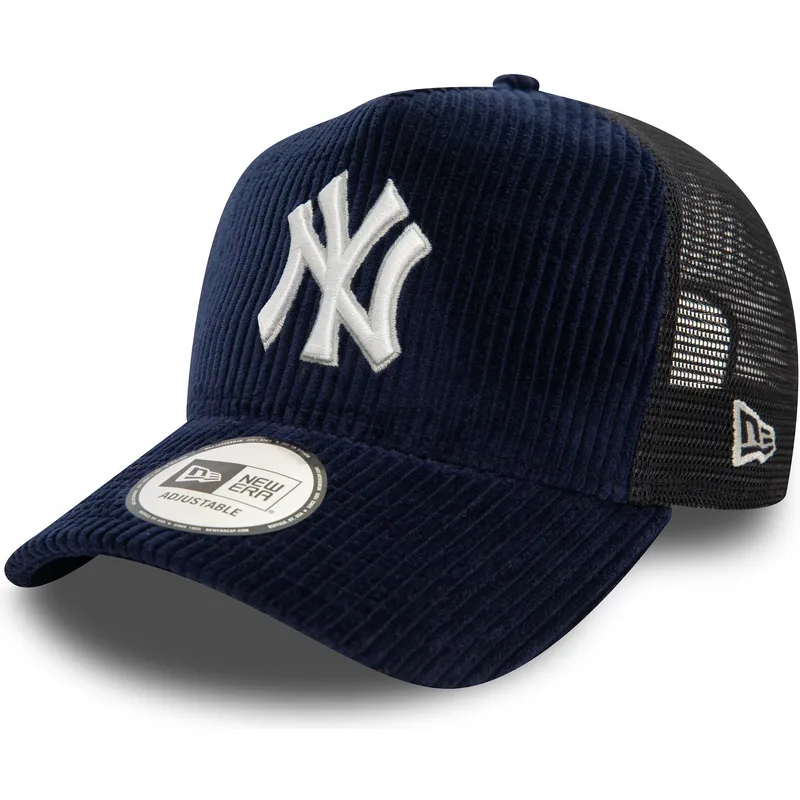 granatowa-czapka-truckerka-9forty-a-frame-cord-new-york-yankees-mlb-od-new-era