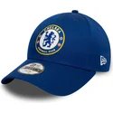 kepure-islenkta-melyna-snapback-vaikams-9forty-core-chelsea-football-club-premier-league-new-era