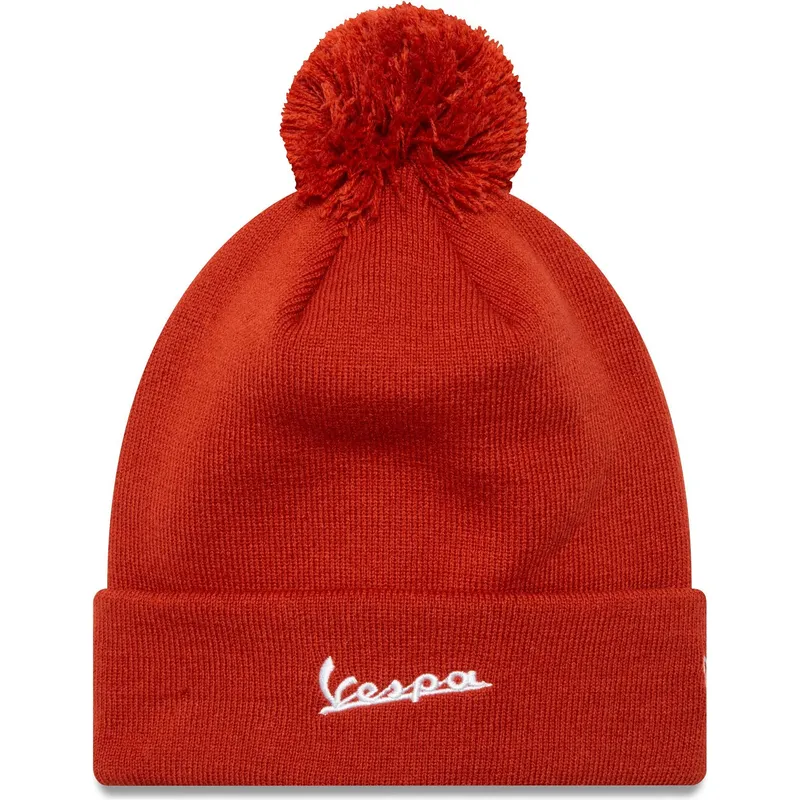kepure-su-bumbulu-oranzine-seasonal-cuff-vespa-piaggio-new-era