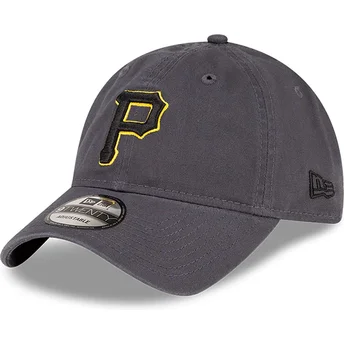 Cap išlenkta gray adjustable strap 9TWENTY Core Classic Pittsburgh Pirates MLB New Era